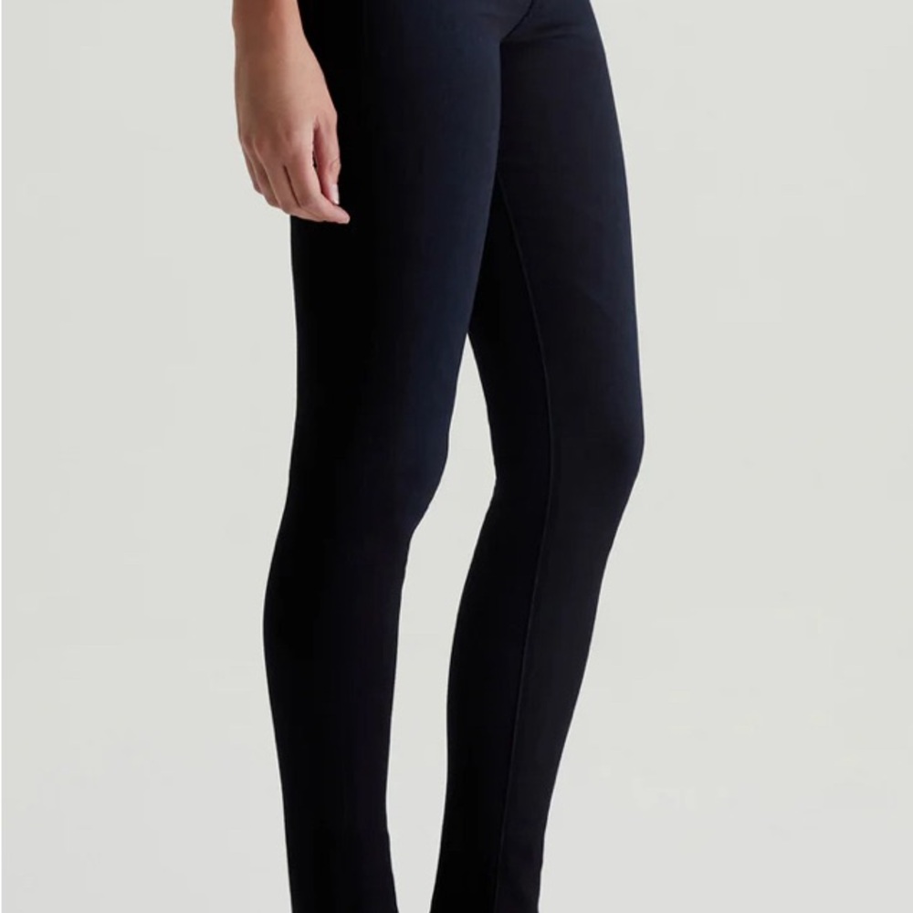 AG Farrah skinny ankle black jeans